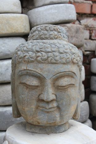 Buddha head sculpture, stone Buddha head sculpture,marble Buddha head sculpture - SDFT019