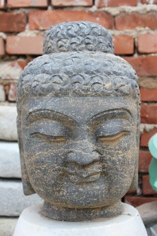 Buddha head sculpture, stone Buddha head sculpture,marble Buddha head sculpture - SDFT022