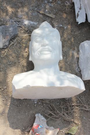 Buddha head sculpture, stone Buddha head sculpture,marble Buddha head sculpture - SDFT031