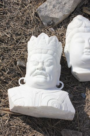 Buddha head sculpture, stone Buddha head sculpture,marble Buddha head sculpture - SDFT030