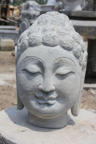 Buddha head sculpture, stone Buddha head sculpture,marble Buddha head sculpture - SDFT033