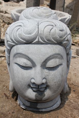 Buddha head sculpture, stone Buddha head sculpture,marble Buddha head sculpture - SDFT029