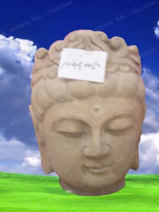 Buddha head sculpture, stone Buddha head sculpture,marble Buddha head sculpture - SDFT035