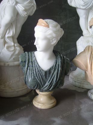 stone statue bust,European stone bust, stone sculpture bust - OSXX329