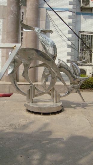 Landscape stainless steel sculpture - BXG130